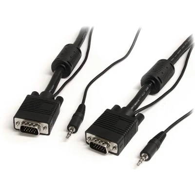 Afbeelding van StarTech 10m Coax Hoge Resolutie VGA Monitorkabel met Audio HD15 M/M