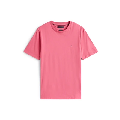 Afbeelding van Tommy Hilfiger Heren ESS Seasonal REG FIT Solid TEE MW0MW39995 S/S T shirt, Roze (Vintage Rosy), XS, XS