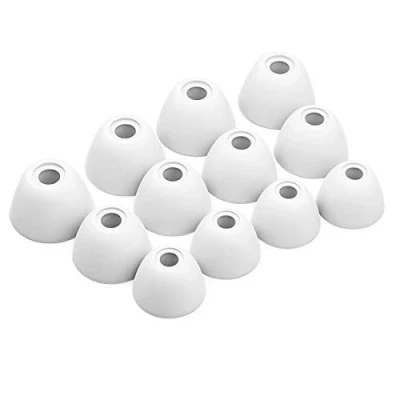 Afbeelding van Okuli 12 x Siliconen Oordopjes Puntje voor Samsung Galaxy Buds 1 Oortelefoons in Wit