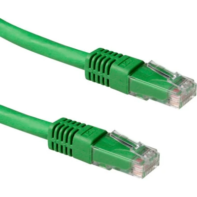Afbeelding van ACT IB1402 LSZH U/UTP CAT6A patchkabel Groen 2 meter