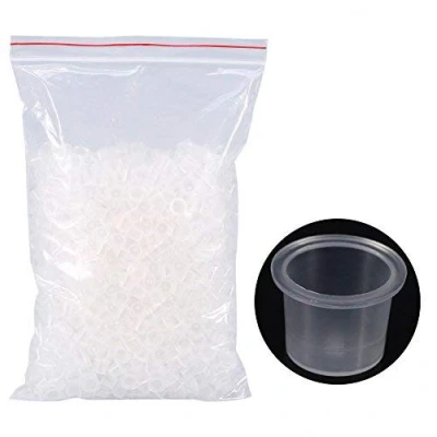Afbeelding van 1000 Stks/zak Tattoo Inkt Cap Cup Plastic Microblading Pigment Accessoires Houder Container 3 Maten (M)