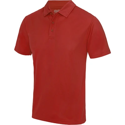 Afbeelding van Herenpolo &#039;Cool Polyester&#039; korte mouwen Fire Red L