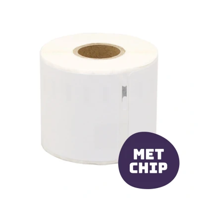 Afbeelding van Geschikt Dymo 99014 / S0722430 compatible Labelwriter 550 labels, 101 mm x 54 Alleeninkt