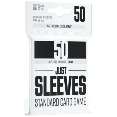Afbeelding van Just Sleeves Standard Card Game Sleeves: Black (50 stuks)