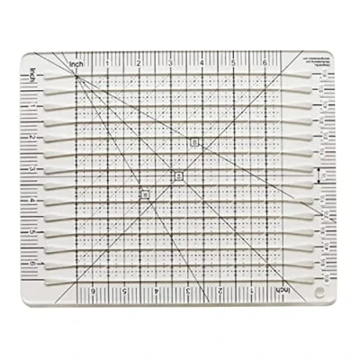 Afbeelding van Orton Naaien Heerser Stof Snijden Liniaal Quilten Benodigdheden Gereedschap Cutter Patchwork Template DIY 6