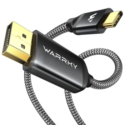 Afbeelding van WARRKY CD11 USB C TO DisplayPort Cable 1.8M 4K@60HZ