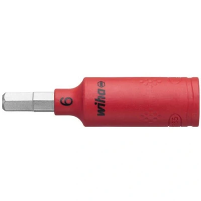 Afbeelding van Wiha 43112 Inbus Dopsleutelinzetstuk 6 mm 1 stuks 1/4 (6.3 mm)