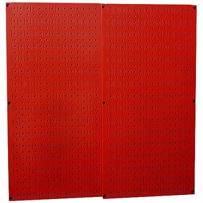 Afbeelding van Wall Control 30 P 3232R steekbord, metaal, rood