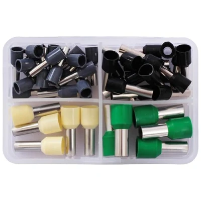 Afbeelding van Quadrios 2010C394 Assortiment adereindhulzen 4 mm², 6 10 16 mm² Deels geïsoleerd 45 stuk(s)