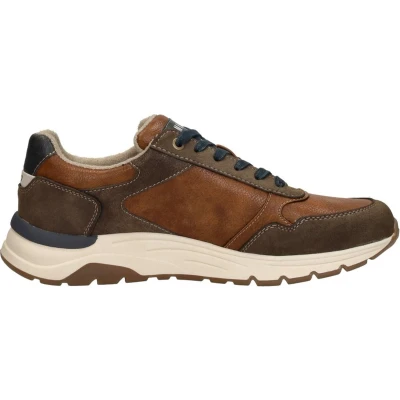 Afbeelding van Mustang Veterschoenen Laag cognac Maat 42