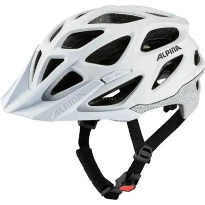 Afbeelding van ALPINA MYTHOS Reflective Lichte, veilige en goed zichtbare fietshelm voor volwassenen Aanpasbare helm met antibacteriële kussens optimaal comfort bescherming, white reflective, 52 57 cm