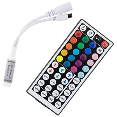 Afbeelding van RGB IR besturing met 24 of 44 toetsen in standaard mini uitvoering voor LED strips (44 mini)