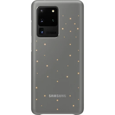 Afbeelding van Galaxy S20 Ultra 5G Led Cover EF KG988 Grijs Samsung Smartphone Hoesjes Geen Verzendkosten &amp; Morgen In Huis