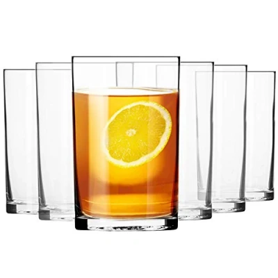 Afbeelding van KROSNO Water Sap Thee Drinkglazen Set van 6 250 ML Basic Collectie Perfect voor Thuis, Restaurants en Feesten Vaatwasser Veilig