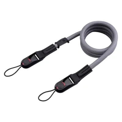 Afbeelding van VKO Camerariem Quick Release Camerariemen voor Man Vrouw Fotografen Verstelbaar Klimtouw Camera Nek Schouder Crossbody Riem SLR DSLR Digitale Spiegelloze (Grijs)