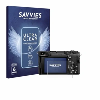 Afbeelding van Savvies (6 Stuks) Schermbeschermer voor Sony Alpha 6700 Screen Protector Ultra Transparant