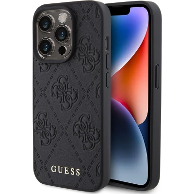 Afbeelding van Guess iPhone 15 Pro Quilted Zwart