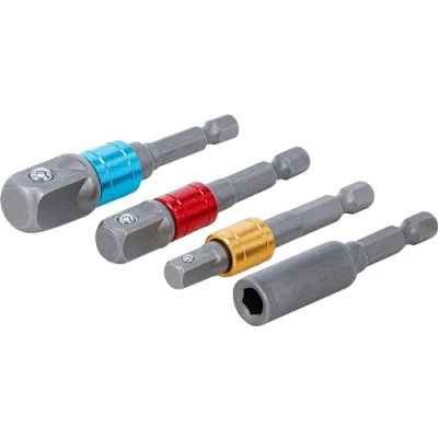 Afbeelding van BGS, Dopsleutel + dopmoer, Adapterset voor boren gekleurd aandrijving buiten zeskant 6,3 mm (1/4&quot;) uitgang