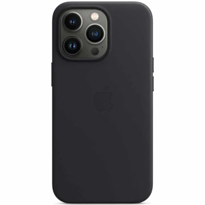Afbeelding van Apple origineel Leather MagSafe Case iPhone 13 Pro Max Midnight MM1R3ZM/A
