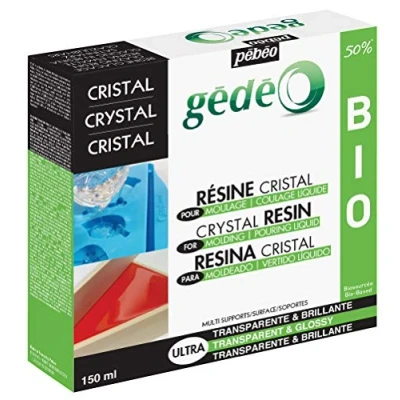 Afbeelding van Pebeo 766141 Epoxyhars Set Gédéo bio basis, doorzichtig, 15x15x3.5cm