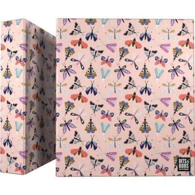 Afbeelding van Grafoplás Ordner A4 4 gemengde ringen 40 mm Butterfly Bits&amp;Bobs Pop Up Desing Perfect schoolmateriaal Stevig karton FSC gecertificeerd