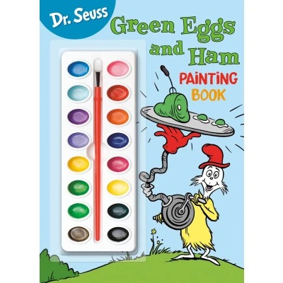 Afbeelding van Dr. Seuss: Green Eggs and Ham Painting Book: Coloring Activity Book with Paint Box