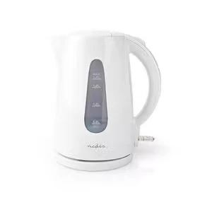 Afbeelding van Nedis Waterkoker 1.7 l Kunststof Wit 360 graden draaibaar 1 stuks KAWK130EWT