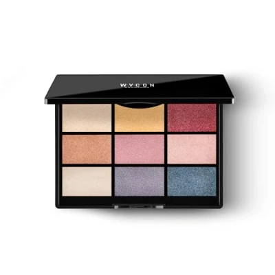 Afbeelding van WYCON cosmetics QUICK PALETTE Eyeshadow Satin Oogschaduwpalet, 12 kleuren