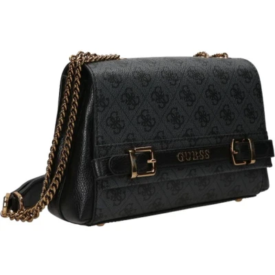 Afbeelding van Guess Sestri logo Handtas, Dames, Maat: One Size, Coal