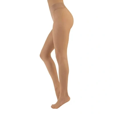 Afbeelding van CALZITALY Verfijnde panty zonder naden voor dames, poeder., L/XL