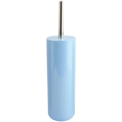 Afbeelding van MSV Porto Toilet/wc borstel houder kunststof pastel blauw 38 cm