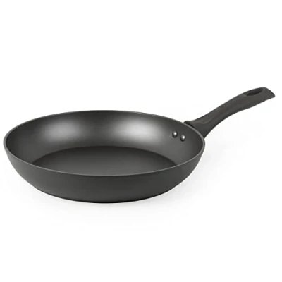 Afbeelding van koekenpan, 30 cm pan, BPA /PFOA vrije inductie braadpan met antiaanbaklaag, gesmeed aluminium, zachte handgrepen, corrosiebestendig en vaatwasmachinebestendig