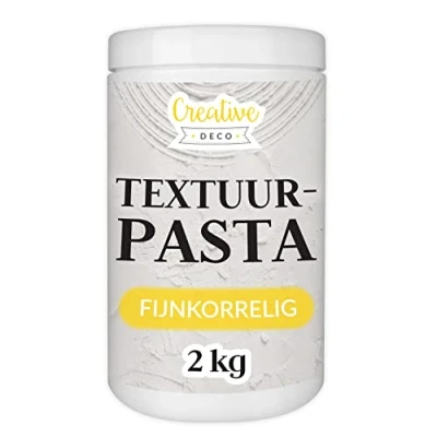 Afbeelding van Creative Deco Structuurpasta 2 kg Wit Pasta Voor Kunstprojecten Acrylverf Eenvoudig te Gebruiken met een Spatel 3D effecten, Structuren, Texturen