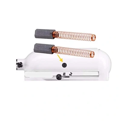Afbeelding van 2 x koolborstels voor motorkoolborstels geschikt KitchenAid Artisan, Classic, Ultra, Heavy Duty keukenmachine 5KSM