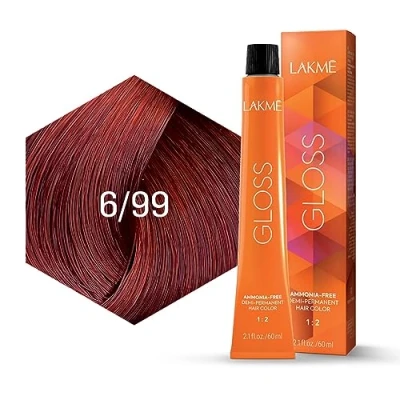 Afbeelding van Lakmé Gloss Color Rinse 60 ml 6/99 Rood Donkerblond