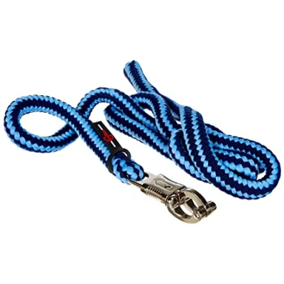 Afbeelding van Halstertouw hippo met paniekhaak blauw/marine