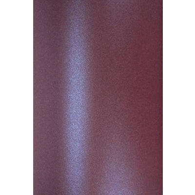 Afbeelding van Netuno 10x parelmoer donkerpaars knutselpapier DIN A4 21x29,7cm 120g Majestic Night Club Paars effectpapier glanzend papier voor knutselen