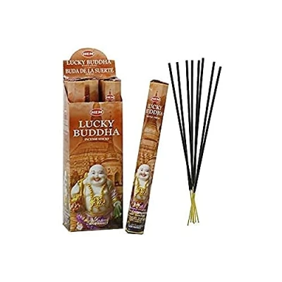 Afbeelding van HEM Lucky Boeddha Hexa wierookstokjes 6 stuks