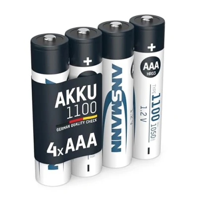 Afbeelding van Ansmann AAA Batterij 5035232 4stuk(s) 1.2V 1.05Ah 4013674035236