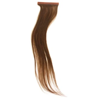 Afbeelding van American Dream Qwik x 100% Indiaas Remy echt haar hersteld Tape Hair Extensions Kleur 4LB Donker Goudbruin 41cm, 1 stuk (1 stuks)