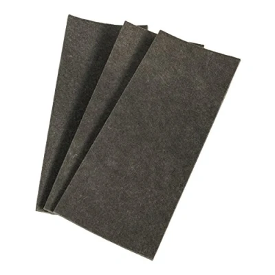 Afbeelding van Emuca 2038916 Set met 3 viltglijders zelfklevend rechthoekig 100x250mm, bruin