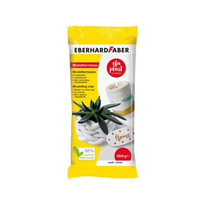 Afbeelding van Eberhard Faber Efaplast classic wit zelfhardend 1000 gram EF 570101