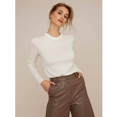 Afbeelding van Alder knitted jumper Off white / XS