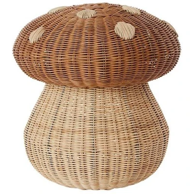 Afbeelding van OYOY Living Design Paddenstoel mand 42 cm Bruin