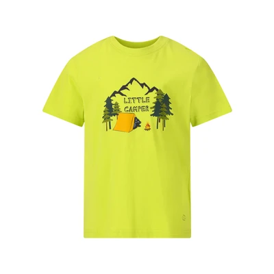 Afbeelding van Zigzag Tshirt print voor kinderen, Maat: 116, Groen