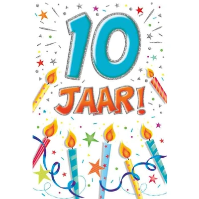 Afbeelding van Kaart That funny age 10 jaar TFA013