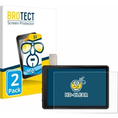 Afbeelding van BROTECT Screenprotector voor Garmin Tread XL 10&quot; Folie Beschermfolie transparant (2 Stuks)
