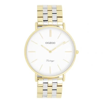 Afbeelding van OOZOO Vintage series Goudkleurige horloge met roestvrijstalen armband C20402