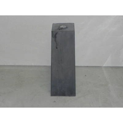 Afbeelding van Betonpoer hoog model paalhouder met anker tuinveranda overkapping 150x150mm