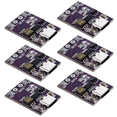 Afbeelding van 6 stuks QC/PD/AFC voeding Trigger module: snellaadtrigger, USB C, 5 V, 9 12 15 20 DC Spoof Scam Fast Charge Polling Detector PD notebook wisselboard module